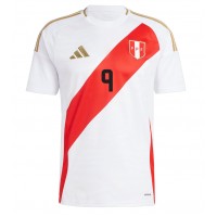 Pánský Fotbalový dres Peru Paolo Guerrero #9 Copa America 2024 Domácí Krátký Rukáv